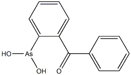 dihydroxyarsinobenzo-phenone Struktur