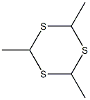 2,4,6-trimethyl-sym-trithiane Struktur