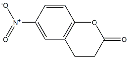 3,4-dihydro-6-nitrocoumarin Struktur