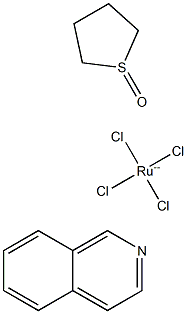 isoquinolinetetramethylenesulfoxidetetrachlororuthenate Struktur