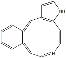 benzo(d)pyrrolo(3,2-g)azecine Struktur