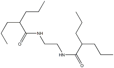 N,N'-bis-(2-propylpentanoyl)-1,2-ethanediamine Struktur