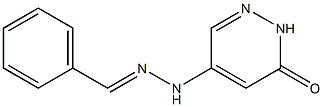 5-benzylidenehydrazinopyridazin-3(2H)-one Struktur