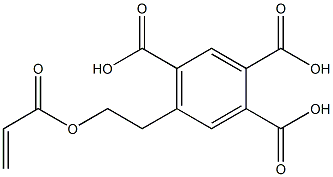 4-acryloxyethyltrimellitic acid Struktur