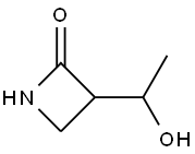 3-(1'-hydroxyethyl)azetidin-2-one Struktur