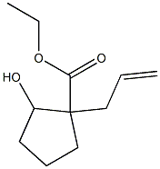 2-allyl-2-carboethoxycyclopentanol Struktur