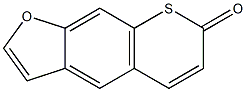 1-thiopsoralen Struktur