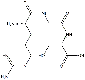 arginyl-glycyl-serine Struktur