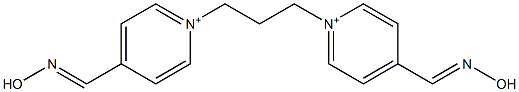 trimethylene-bis(4-hydroxyiminomethylpyridinium) Struktur