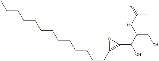 4,5-epoxy-N-acetylsphingosine Struktur