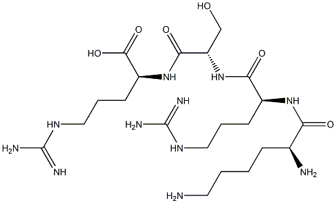 lysyl-arginyl-seryl-arginine Struktur