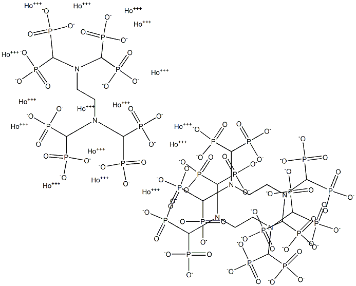 holmium ethylenediaminetetramethylenephosphonate Struktur