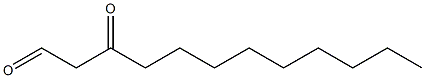 Decanoylacetaldehyde Struktur