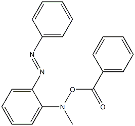 BENZOYLOXYMETHYLAMINOAZOBENZENE Struktur