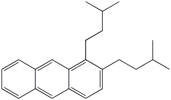 DI-ISOAMYLANTHRACENE Struktur