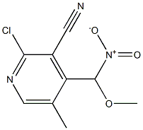 METHYLNITROMETHOXYMETHYLCYANOCHLOROPYRIDINE Struktur