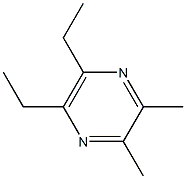 DIETHYLDIMETHYLPYRAZINE Struktur