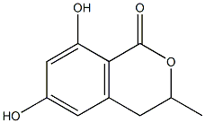 6,8-DIHYDROXY-3-METHYL-3,4-DIHYDROISOCOUMARIN Struktur