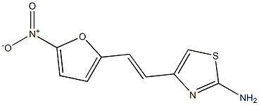 2-AMINO-4-(2-(5-NITRO-2-FURYL)VINYL)THIAZOLE Struktur