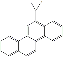 CHRYSENE,6-(EPOXYETHYL)- Struktur