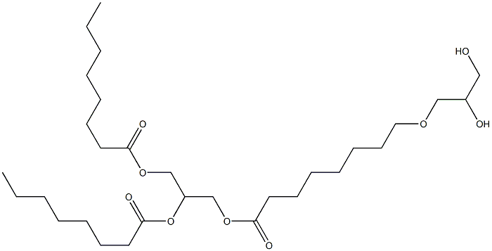 GLYCEROLTRICAPRYLIN Struktur