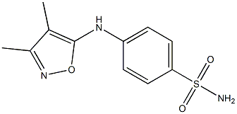 N'-(3,4-DIMETHYL-5-ISOXAZOLYL)SULPHANILAMIDE Struktur