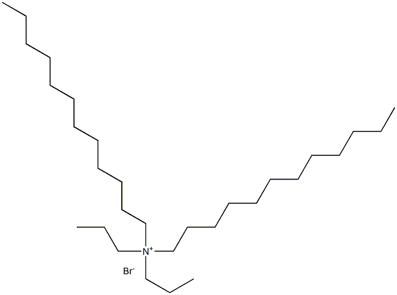 DIDODECYLDIPROPYLAMMONIUMBROMIDE Struktur