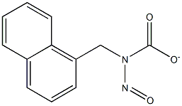 N-NITROSO-1-NAPHTHYL-N-METHYLCARBAMATE Struktur