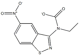 5-NITRO-BENZISOTHIAZOLE-3-ETHYLCARBAMATE Struktur