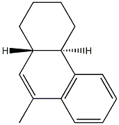 9-METHYL-TRANS-1,2,3,4,4A,10A-HEXAHYDROPHENANTHRENE Struktur