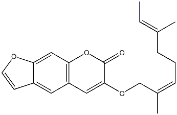 8-GERANOXYPSORALEN Struktur