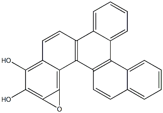 ANTI-DIBENZO(C,P)CHRYSENE-11,12-DIOL-13,14-EPOXIDE Struktur