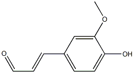 TRANS-CONIFERYLALDEHYDE Struktur