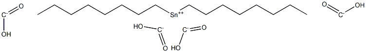 DIOCTYLTINCARBOXYLATE Struktur