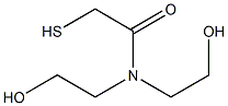 N,N-BIS-(2-HYDROXYETHYL)-MERCAPTOACETAMIDE Struktur