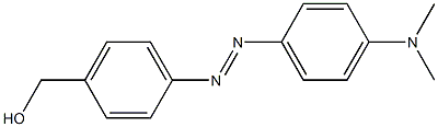 4'-HYDROXYMETHYL-4-(N,N-DIMETHYLAMINO)AZOBENZENE Struktur