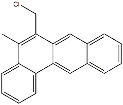 CHLOROMETHYLMETHYLBENZANTHRACENE Struktur