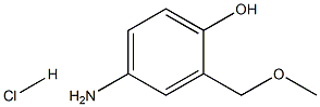 2-METHOXYMETHYL-PARA-AMINOPHENOLHYDROCHLORIDE Struktur