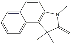 1,1,3-TRIMETHYL-2-METHYLIDENE-2,3-DIHYDRO-1H-BENZO(E)INDOLE Struktur