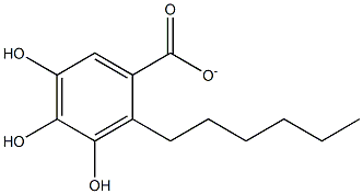 N-HEXYLGALLATE Struktur