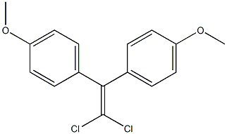 1,1-DICHLORO-2,2-BIS(4-METHOXYPHENYL)ETHENE Struktur