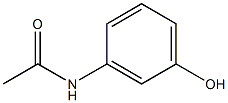 META-ACETAMIDOPHENOL Struktur