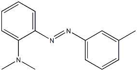 3'-METHYL-DIMETHYLAMINOAZOBENZENE Struktur