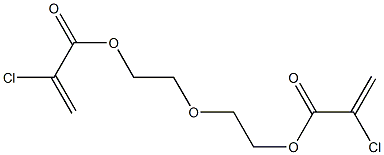 2-CHLORO-ACRYLICACID,OXYDIETHYLENEESTER Struktur