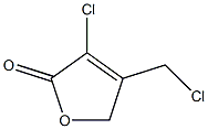 3-CHLORO-4-(CHLOROMETHYL)-2-FURANONE Struktur