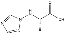 1,2,4-TRIAZOLYL-1-ALANINE Struktur