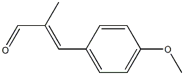 PARA-METHOXY-ALPHA-METHYLCINNAMALDEHYDE Struktur