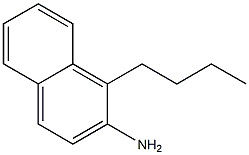 1-N-BUTYL-2-AMINONAPHTHALENE Struktur