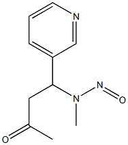 4-(METHYLNITROSAMINO)-4-(3-PYRIDYL)-BUTANONE Struktur