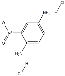 2-NITRO-PARA-PHENYLENEDIAMINEDIHYDROCHLORIDE Struktur